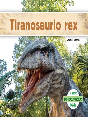 cover image of Tiranosaurio rex (Spanish version)